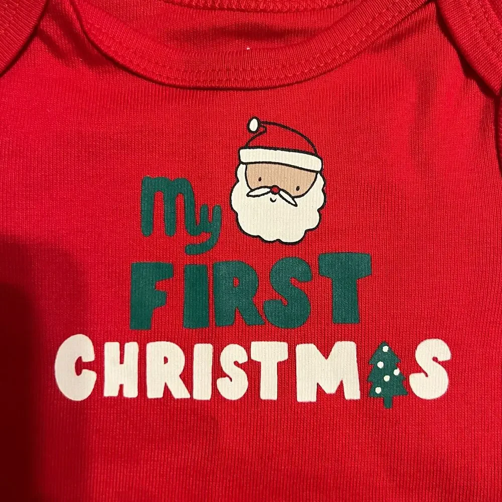 NEW Carter's My First Christmas Outfit Size Newborn